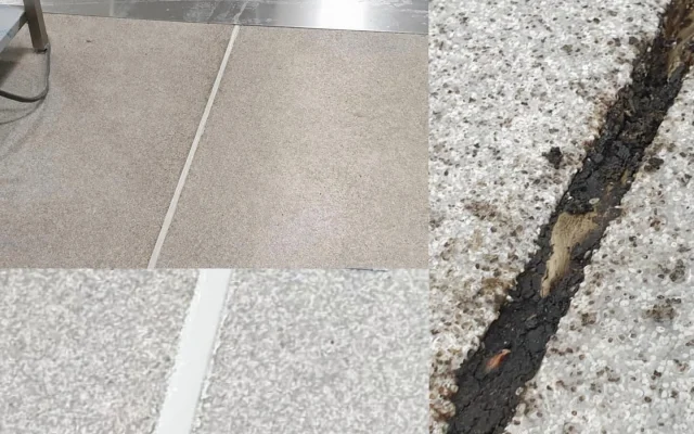 Fogrenovering med Mapeflex PU40 i Arlandastad, Arlandastad